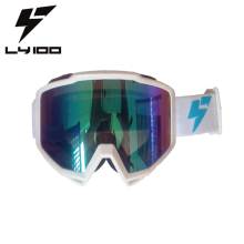 Rainbow Chrome Lens Anti Scratch Motorcycle Google Glassess Motocross