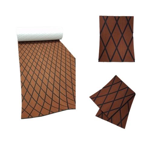 Melors EVA Decking Diamond Sheet Brown Foam Sheet