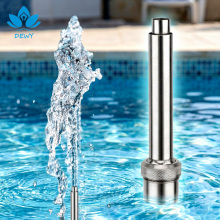Outdoor water fountain nozzles