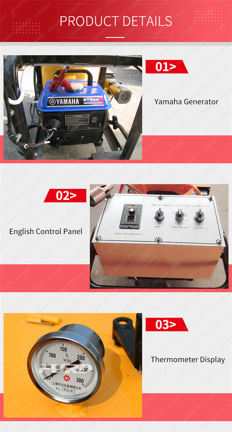 Road Repair Asphalt Crack Sealing Machine