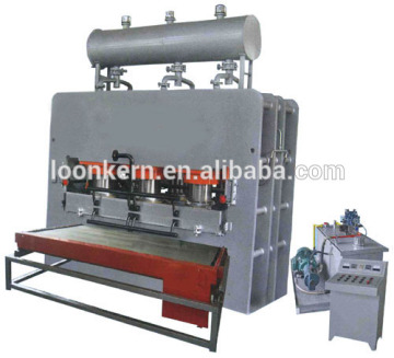 hydraulic press machines melamine laminating type/semi-automatic hot press melamine laminating machine
