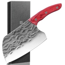 7 Inch Heavy Duty Handmade Carbon Steel Butcher Cleaver Knife