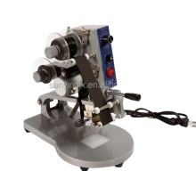 DY-8 Manual Hot Stamping Batch Coder Foil Ribbon Expiry Date Printing Machine