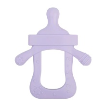 Milk bottle Design Toy Pacifier Clip Silicone Teether