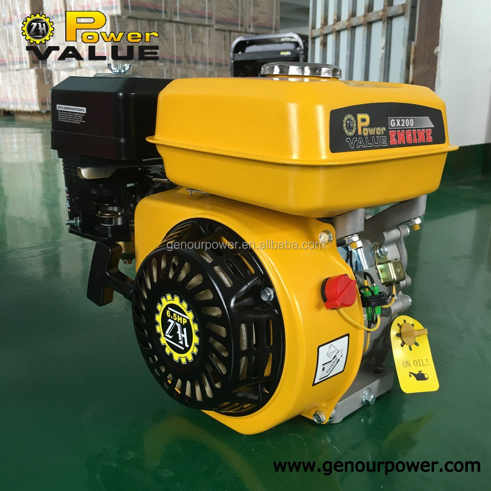 High Quality engine with cluth 4 stroke 200cc mini gasoline engine with 1/2 reducer For Sale