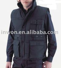 Winter padded working vest