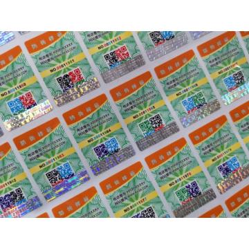 Mengubah warna stiker hologram kode QR