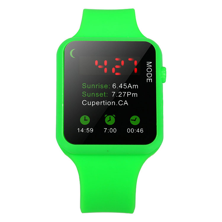 Popular Boys Silicone LED Digital Watch