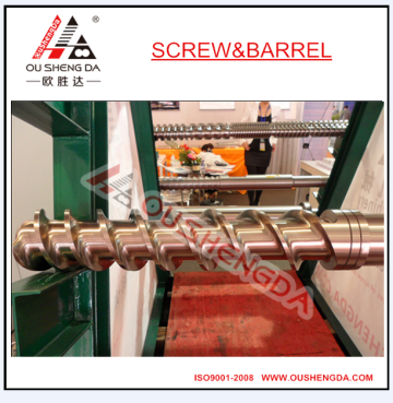 screw and barrel for cold feed rubber extruder screw