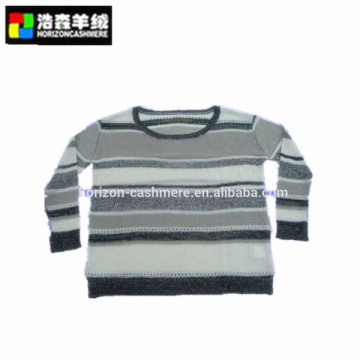 Ladies Fancy Knit Pullover Sweater , Linen Sweater