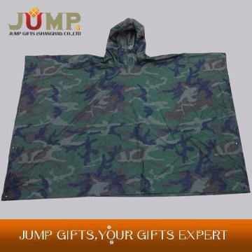 Best selling raincoats,top quality camouflage poncho