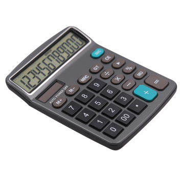 Dual Power Big Display 12 Digit Desktop Calculator