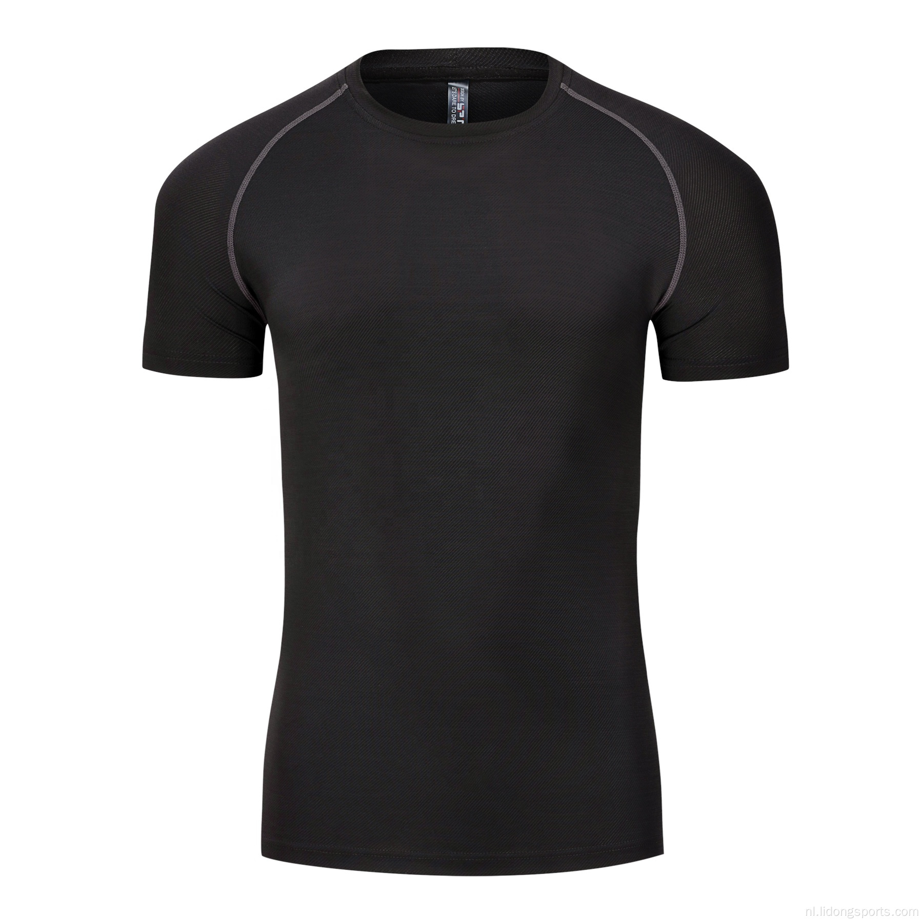 Groothandel volwassen fitness Sport Men T-shirt met korte mouwen