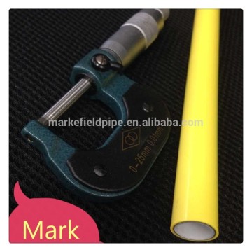 Yellow gas pipe pex-al-pex