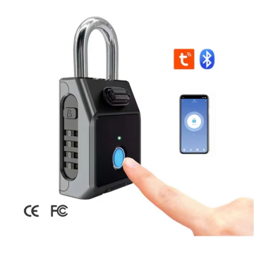 Anti-cutting Waterproof Tuya Digit Fingerprint Padlock