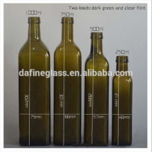 250ml 500ml 750ml dark green olive oil glass bottle with cap dark green glass bottle manufacturer