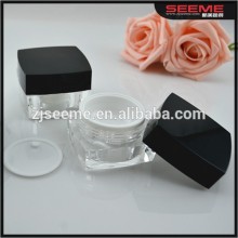 square acrylic lotion bottle and cosmetic jar 30ml