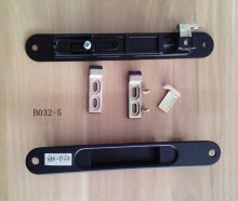 zinc alloy safe slder window lock with spring pin