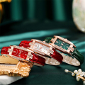 Nieuwe aankomst luxe diamantkwarts horloges voor vrouwen