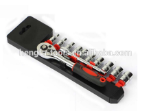 12 pcs 1/4" universal joint socket wrench