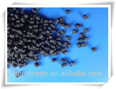 Recycled plastic raw material TPE for casters
