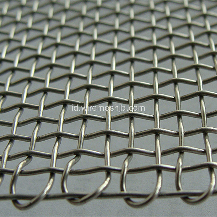 Wire Mesh Berkerut Dengan Bahan Stainless Steel