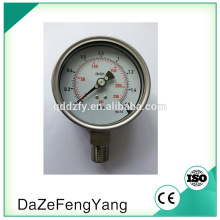 SS304,SS316 bar pressure meter