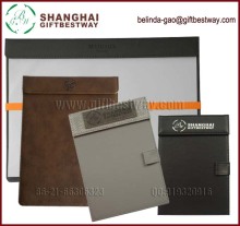 Good quality low price A4 brown menu card holders ,menu holder