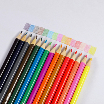 Natural Wooden Colouring Pencils for Kids - School Art Supplies Pencil Set