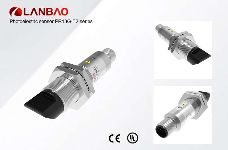 LANBAO M12 connector photoelectric sensor 3m Cylindrical sensor