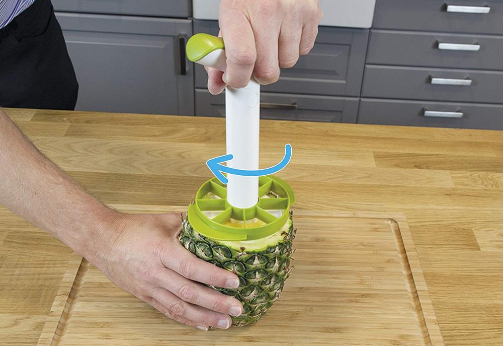 Plast Frukt Ananas Corer Slicer Kök Verktyg