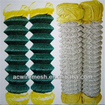 rubber coated chain link fence