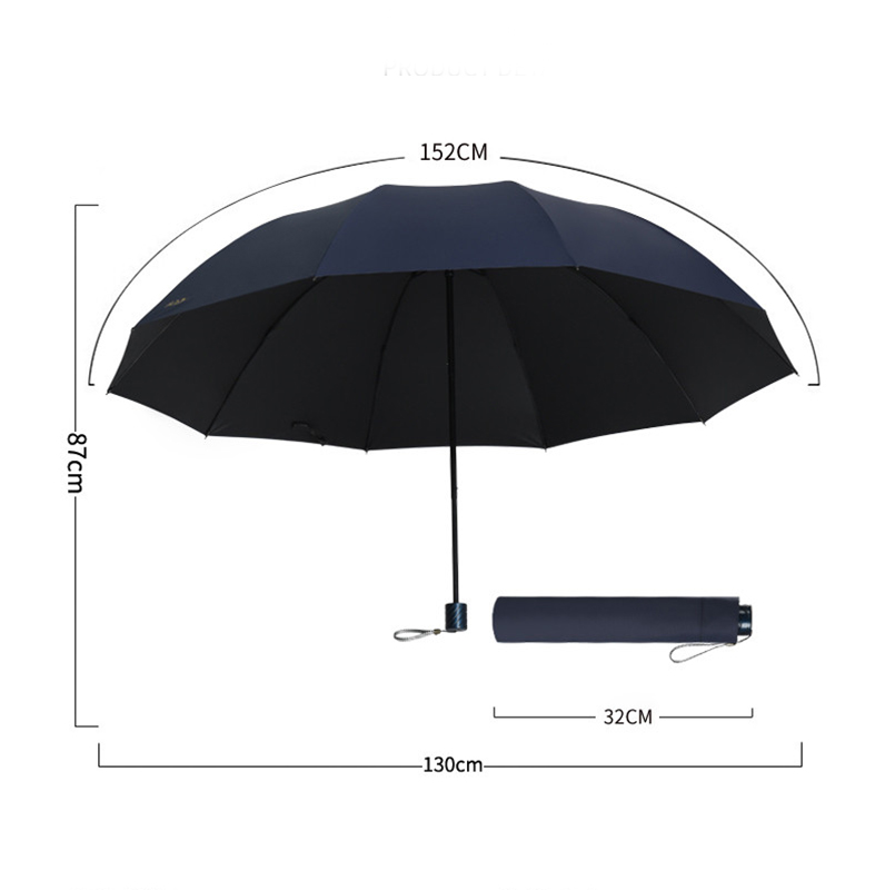 LIKE RAIN 130CM Large Golf Umbrella Rain Women Windproof Large Folding Umbrella High Quality Men Business Double Umbrellas UBY28