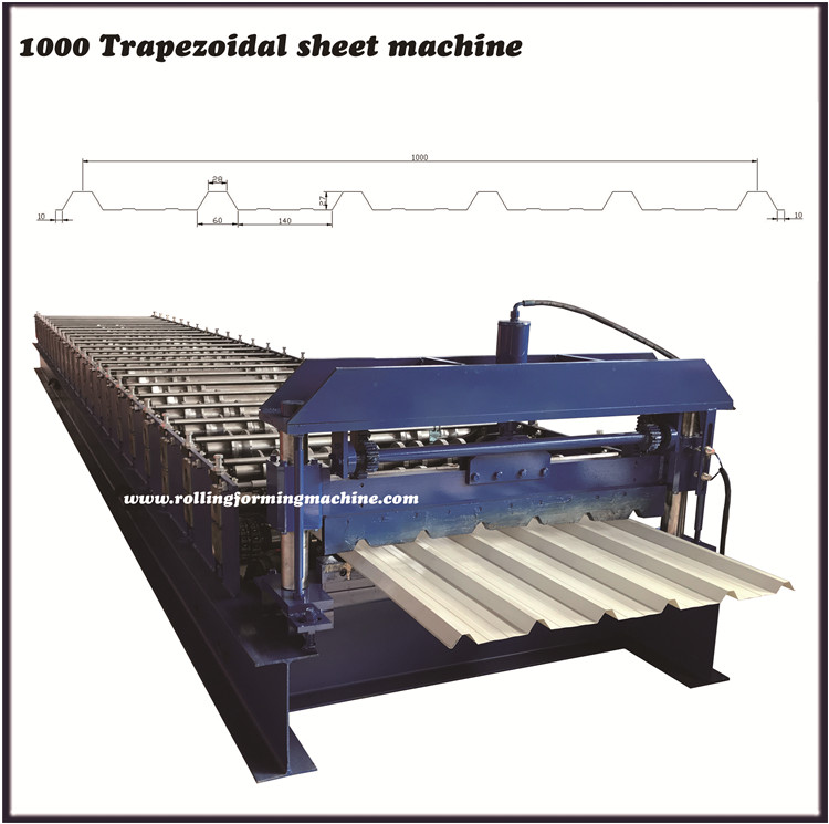 Used trapezoidal sheet panel making machine manufacturer for Bolivia