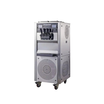 Vertical Tricolor Ice Cream Machine - Soft Serve Ice Cream Maker