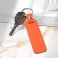 Nome personalizado Diy Orange Card Titular e Keychain