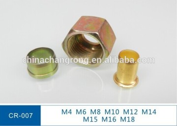 three pieces fitting for nylon