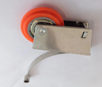 Smooth Rubber Aluminum Door Rollers