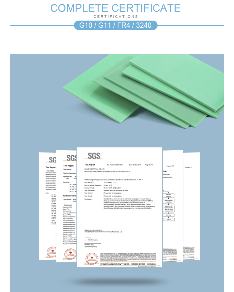 low price fiberglass composite non-conductive board epoxy resin