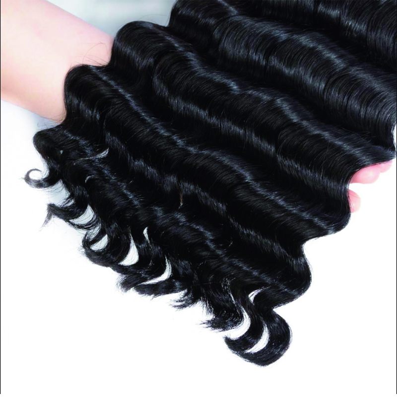 Wholesale 100 brazilian remy hair Aligned cuticle human hair Loose Deep Wave  Hair Extensions