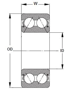 Double Row Deep Groove Ball Bearings 63800 Series