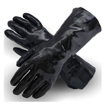 Smooth Palm Excellent Grip Black Cleaning Gloves