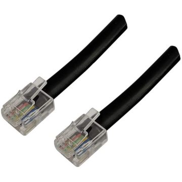 RJ11 Plug Flat 4 Core Telephone Cable