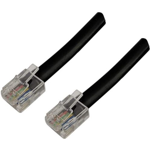 RJ11 Plug Flat 4 Core Telephone Cable