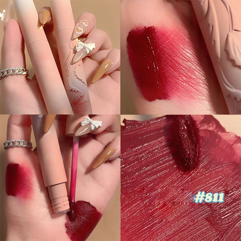 Lip Gloss Private Label Cosmetics Lip Gloss Pigment Clay Moss Liquid Lipstick Makeup