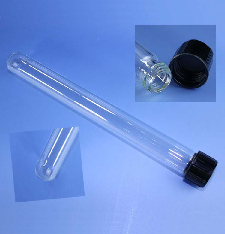 Glass Test Tube with Screw Cap