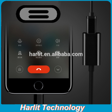 Dual Port Adapter For iPhone 7 Charging And Earphone Adapter Splitter With Dual 8 Pin Ports For iPhone Charge And Audio Convert