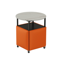 Removable Rubik's Cube Stool: Table, Chair, and Storage Solution for Small Spaces