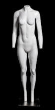 Female ghost mannequins