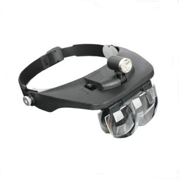 Hot Sale Jewelry Magnifying Glass Magnifying Glass with Light Light Head Magnifier Glass with one LED